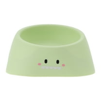 Unique Bargains 1 Pc Non-Skid Puppy Bowl for Indoor and Outdoor Camping Green Plastic