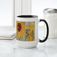 thumbnail image 4 of CafePress - Van Gogh Sunflowers Wraparound Large Mug - 15 oz Ceramic Large White Novelty Mug, 4 of 4