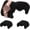 Black, variant on 4pcs Watch Case Pillows, M Shaped Display Pillow Velvet Cushion Replacement for Bracelet Storage Black