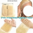 thumbnail image 6 of SEGO 4*4 Lace Closure Blonde Virgin Human Hair Bundles With 100% Unprocessed Human Hair Extensions For Women Silky Straight Soft, 6 of 6