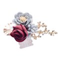 thumbnail image 1 of Boda Dama de honor Muñeca Flor falsa Flor de mano artificial Pulsera floral Pulsera de mujer Advancent JJ25182-01, 1 of 6