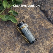 OLIGHT Baton 4 Rechargeable EDC Flashlight, LED Light 1300 Lumens with Magnetic Charging Cable, IPX8 Waterproof for Home, Camping, and Emergencies (Fighter Pilot)
