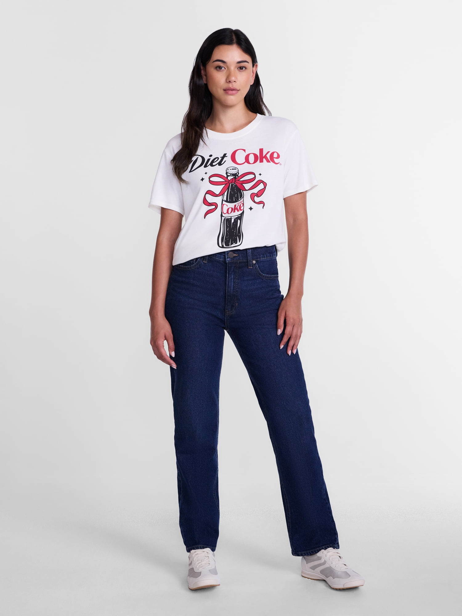Diet Coke Women's Graphic Tee with Short Sleeves, Sizes XXS-XXL