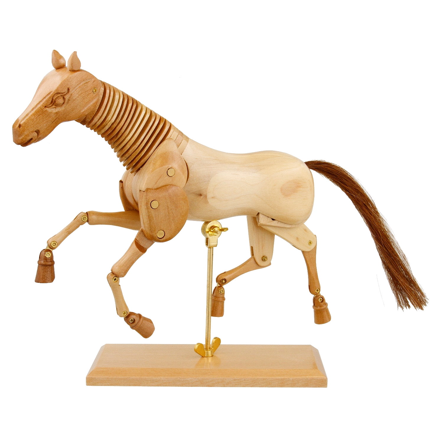 US Art Supply Wooden Horse Artist Drawing Manikin Articulated Mannequin (8