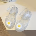 thumbnail image 2 of Staki Sandals for Girls Closed Toe Hollow Out Flat Sandals for Toddler Comfortable Lightweight Non Slip Crystal Shoes(White,12 Little Kids), 2 of 6