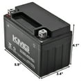 thumbnail image 3 of KMG Battery Compatible with Suzuki 750 GSX-R750 2009 YT12A-BS Sealed Maintenance Free Battery High Performance 12V SMF OEM Replacement Powersport Motorcycle ATV Scooter Snowmobile, 3 of 3
