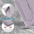 thumbnail image 3 of JETech Case for iPad 9.7-inch (2018/2017 Model, 6th/5th Generation), Double-fold Stand with Shockproof TPU Back Cover, Auto Wake/Sleep (Light Purple), 3 of 7