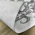 thumbnail image 5 of Ambesonne Octopus Place Mats Set of 4, Drawn Mandala Flower, Standard Size, Grey White, 5 of 6