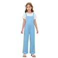 thumbnail image 4 of Shachafan Girls Casual Basic Romper Jumpsuit With Pockets Comfortable Playwear Outfit For Toddler Kids Baby Romper, 4 of 4