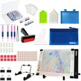 thumbnail image 1 of Diamond Painting A4 LED Light Pad Kit - Diamond Art Light Board with 33PCS 5D Painting Tools, Apply to Full Drill & Partial Drill 5D Diamond Painting with Detachable Stand and Clips, 1 of 7