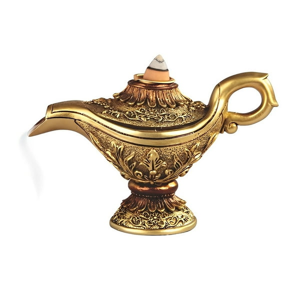 FC Design 5.5"W Golden Gene Lamp Backflow Décor Figurine Statue Sculpture Ornament Decoration Home/Room Decor and Unique Gift Ideas for Housewarming, Holidays and Birthdays