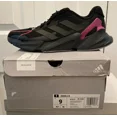 thumbnail image 1 of Ad-id-as X9000L4 ‘Black Shock Pink’ Primegreen Jetboost Running Shoes Men’s SZ-9., 1 of 6