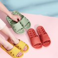 thumbnail image 2 of Bath Slippers Quick Dry Non-slip Open Toe Sandals Shower Slides with Drain Hole, 2 of 6