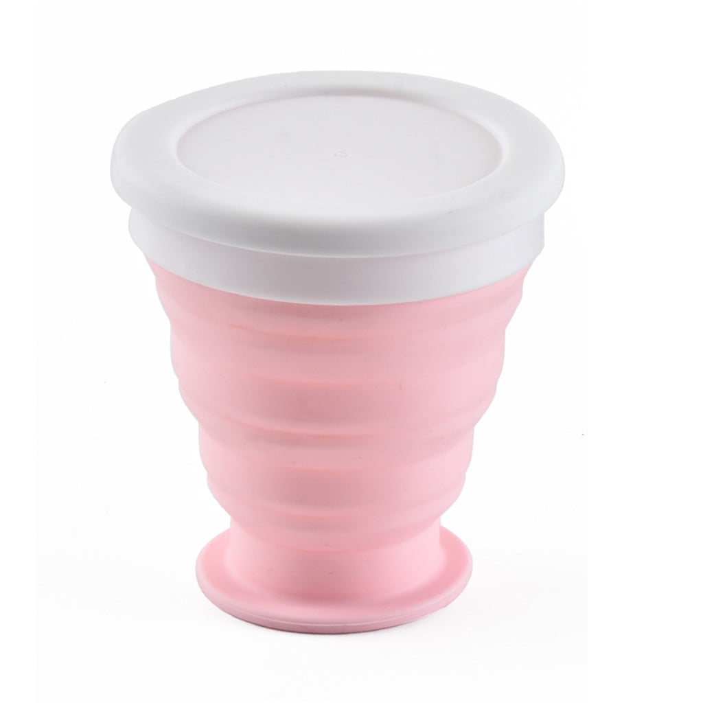 Portable Silicone Telescopic Drinking Collapsible Folding Cup Travel Camping NEW 
