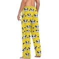 thumbnail image 5 of GZHJMY Panda Pajama Pants for Men, Lounge Pants Lightweight Men Pajama Bottoms with Drawstring Pockets, Christmas New Year Birthday Gifts, X-Large, 5 of 6