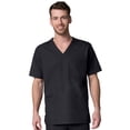 thumbnail image 1 of Maevn 5206 Men 3 Pocket V-Neck Top Black XS, 1 of 1