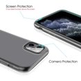 thumbnail image 4 of iPhone 11 Pro Max Case 6.5 inch, Slim Translucent Matte Hard Cover with Soft Rubber Edge Shockproof Hybrid Protective Phone Cases for iPhone 11 Pro Max 2019, Gray, 4 of 8