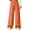 Orange, variant on cocolona Womens High Waist Casual Sweatpants Elastic Waist Straight Wide Leg Athletic Pants with Pockets