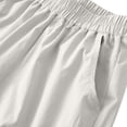 thumbnail image 5 of Amidoa Elastic Waist Girl Shorts Wide Leg With Pockets High Waisted Summer Casual Baggy Shorts,Gray,5-6 Years, 5 of 7