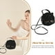 thumbnail image 4 of Bolso de mano pequeño y redondo de PU, estilo casual, con estampado de leopardo y orejas de gato, para niñas y mujeres (negro), 4 of 6