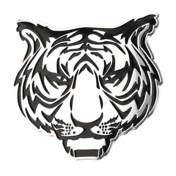 Calcomanías genéricas de animales para autos, creativas, universales, de aleación de aluminio, con diseño de animales. tigre