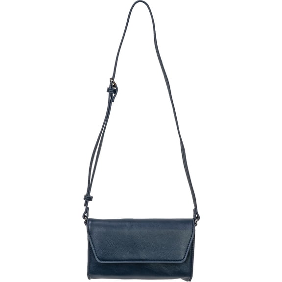True Gear Women's Vegan Leather Clutch Crossbody Bag, Blue