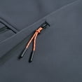 thumbnail image 3 of Men's Softshell Jacket Casual Hooded Jacket Outdoor Coat, 3 of 7