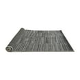 thumbnail image 2 of Ahgly Company Indoor Round Abstract Gray Modern Area Rugs, 4' Round, 2 of 4