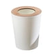 thumbnail image 5 of Cubo de basura para baño interior, cubo de basura grande, cubo de basura de apertura redonda, cubos de basura 7L Blanco, 5 of 9