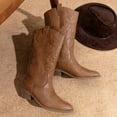 thumbnail image 2 of BURUDANI Women's Western Cowboy Mid-Calf Boots, 2 of 5