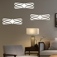 thumbnail image 3 of Openpig Mirror Wall Stickers, Acrylic Square Geometric Pattern Art Decals, Mirror Wall Sheet Tiles Home Decoration for Living Room Bedroom Stair Wall Decor, 3 of 5
