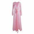 thumbnail image 1 of Robe Maxi Transparente en Chiffon pour Femmes, Cardigan à Manches Longues, Tenue de Plage, 1 of 5