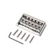 thumbnail image 2 of Yuarrent Puente de guitarra, marco resistente de cola dura, junta de herramienta instalada, trémolo, sillín de Metal profesional, pieza de repuesto Accesorios para instrumentos musicales Yuarrent OD026103-00, 2 of 6