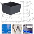 thumbnail image 1 of BRIGHTFUFU 80pcs Peg Board Tool Hangers Assorted Color Iron Versatile Design For DIY Enthusiasts, 1 of 8