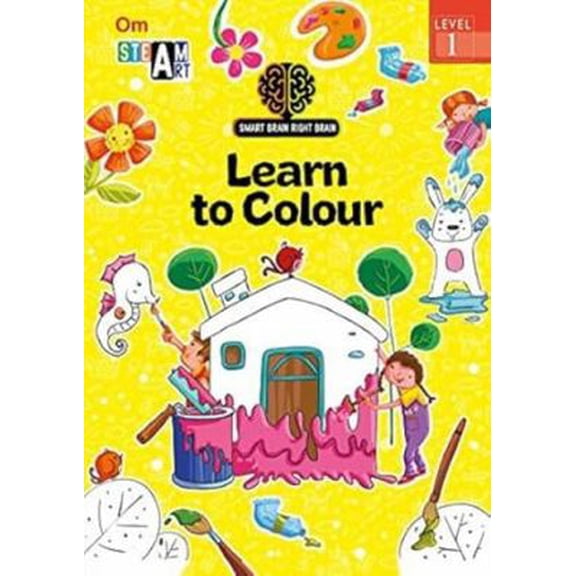 Pre-Owned SMART BRAIN RIGHT BRAIN: ART LEVEL 1 LEARN TO COLOUR (Paperback) 9352768493 9789352768493