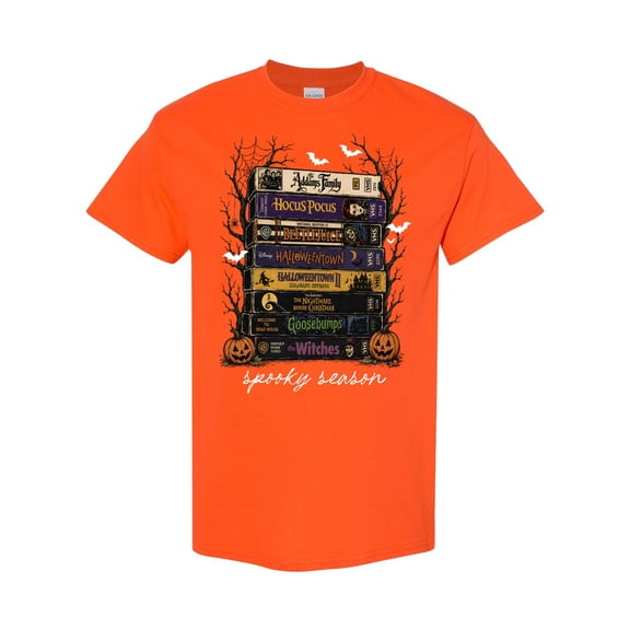 HD HANDICHI DESIGN Vintage Halloween VHS Cotton Unisex T-Shirt