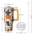 thumbnail image 2 of Halloween Scary Skeleton 30 Oz Tumbler with Handle and Straw, Spooky Stainless Cup, Holiday Coffee Gift, 2 of 5