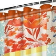 thumbnail image 3 of Pioneer Colorful Floral Shower Curtain for Bathroom Home Decor Bathtubs Waterproof Fabric Curtain with 7 Hooks 36x72in, 3 of 6
