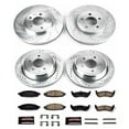 thumbnail image 3 of PowerStop Front and Rear Z23 Evolution Sport Carbon-Fiber Ceramic Brake Pad and Drilled & Slotted Rotor Kit Fits: FORD MERCURY Select Models K1365, 3 of 10