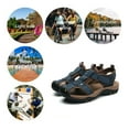 thumbnail image 4 of Sandales de Randonnée pour Homme Décontractées Respirantes Plage Bout Fermé Chaussures d'Eau Confortables Légères Sport Bleu 10 US, 4 of 7
