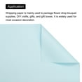 thumbnail image 4 of Papel de regalo nacarado Unique Bargains Envoltura para Bricolaje artesanía 22,8x22,8 Pulgadas Azul paquete de 10, 4 of 6