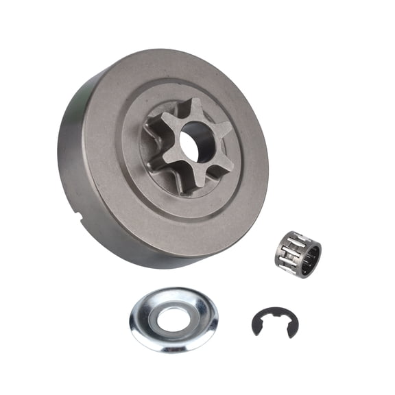 3/8 6-Teeth Clutch Drum Sprocket Washer E-Clip Kit for STIHL 017 018 021 023 025 MS170 MS180 MS210 MS230 MS250 chainsaw