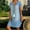 Light Blue, variant on TIANEK Party Dress for Women,Summer Short Sleeve V-Neck Floral Shape Black Organza Dress Casual Ball Gown Evening Party Dress Short Mini Dress