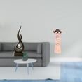 thumbnail image 2 of Figura moderna de resina de una niña con llamas, escultura abstracta, adorno de escritorio, miniatura tradicional china, recuerdo para sala de estar,, 2 of 8