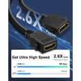 thumbnail image 2 of Placa de pared HDMI 2.1 ELECTOP 8K HDMI Pass Through 48 Gbps, 2 of 7