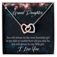 thumbnail image 2 of To Granddaughter You will always be Inseparable Necklace, 2 of 7