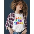 thumbnail image 2 of Colorful Lgbtq Pride Tee T-shirt Women's, 2 of 3
