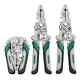 thumbnail image 1 of Pelacables plegable multifunción con crimpadora y cortador de cables, herramienta compacta para electricistas y bricolaje, 1 of 7