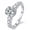 Oval Cut 2.0Ct, variant on Moissanite Engagement Rings for Women 8 x 10 mm 4.0 Ct Emerald Cut D Color VVS1 Wedding Ring Size 5
