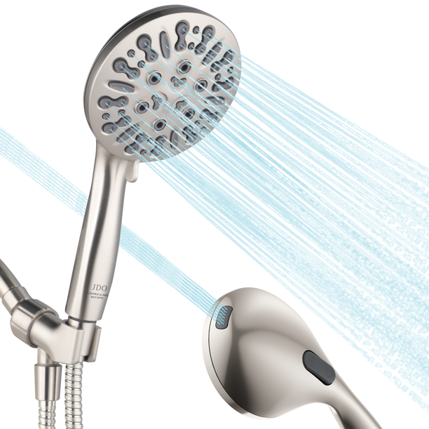 JDO High Pressure Shower Head, 9 Modes Handheld Shower Head with Built